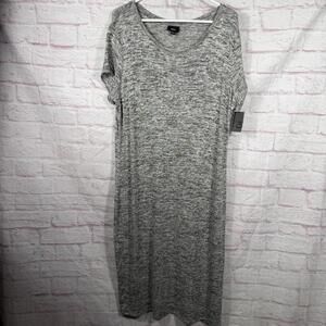 Mossimo Women's Grey Knit Maxi Dress XXL NWT